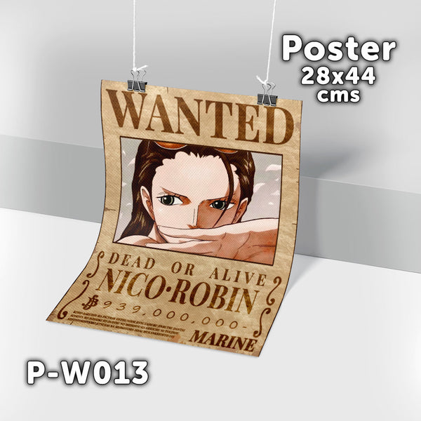 P-W013 Wanted Nico Robin Poster (One Piece)