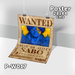 P-W017 Wanted Sabo Poster (One Piece)