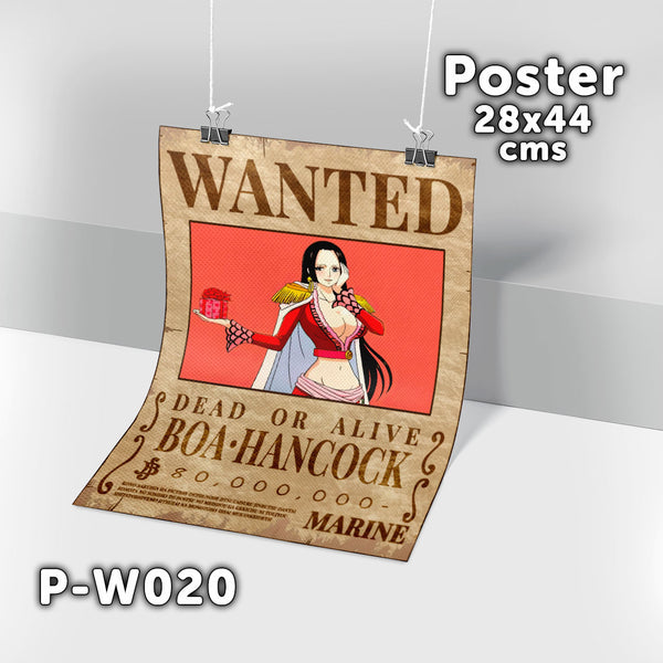 P-W020 Wanted Boa Hancock Poster (One Piece)