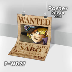 P-W027 Wanted Sabo Poster (One Piece)