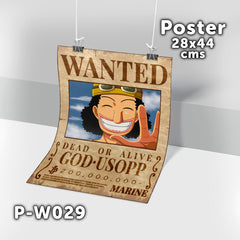 P-W029 Wanted Usopp Poster (One Piece)