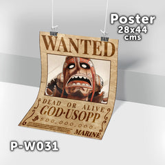 P-W031 Wanted Usopp Poster (One Piece)
