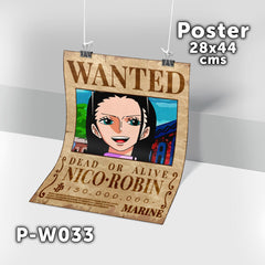 P-W033 Wanted Nico Robin Poster (One Piece)