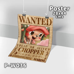 P-W036 Wanted Chopper Poster (One Piece)