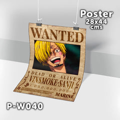 P-W040 Wanted Sanji Poster (One Piece)