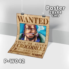 P-W042 Wanted Crocodile Poster (One Piece)