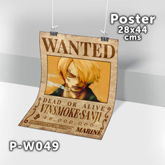 P-W049 Wanted Sanji Poster (One Piece)