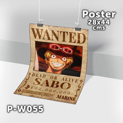 P-W055 Wanted Sabo Poster (One Piece)