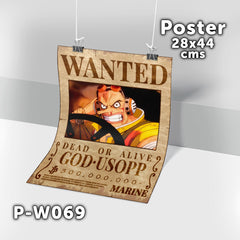 P-W069 Wanted Usopp Poster (One Piece)