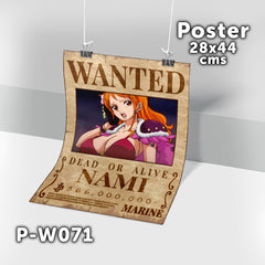 P-W071 Wanted Nami Poster (One Piece)