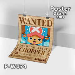 P-W074 Wanted Chopper Poster (One Piece)