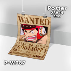 P-W087 Wanted Usopp Poster (One Piece)