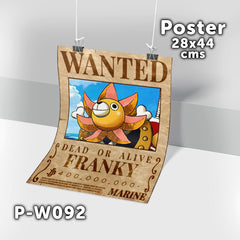 P-W092 Wanted Franky Poster (One Piece)