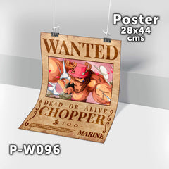 P-W096 Wanted Chopper Poster (One Piece)