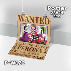 P-W122 Wanted Perona Poster (One Piece)