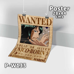 P-W133 Wanted Nico Robin Poster (One Piece)