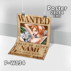 P-W134 Wanted Nami Poster (One Piece)