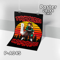 P-A045 (Demon Slayer) Poster 28x44 cms