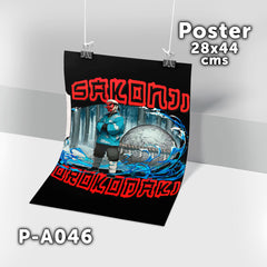 P-A046 (Demon Slayer) Poster 28x44 cms