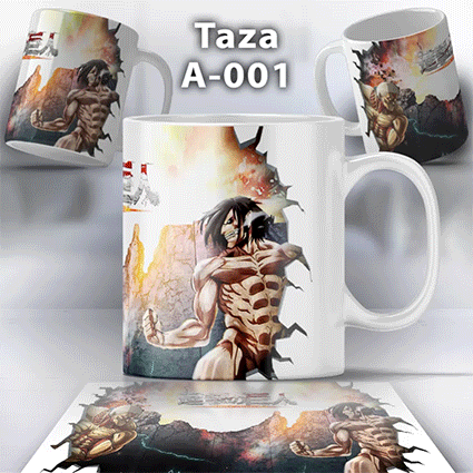 Tazas Anime Attack On Titan