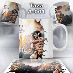 Tazas Anime Attack On Titan