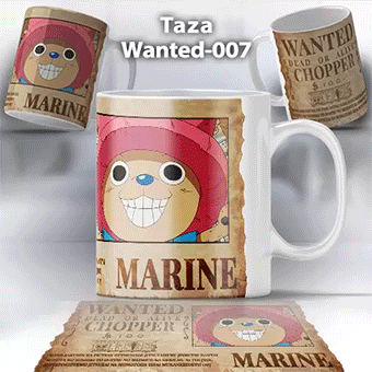 Taza Wanted-007 Anime One Piece Chopper