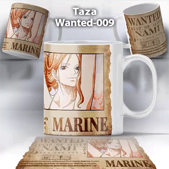 Taza Wanted-009 Anime One Piece Nami