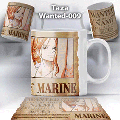 Taza Wanted-009 Anime One Piece Nami
