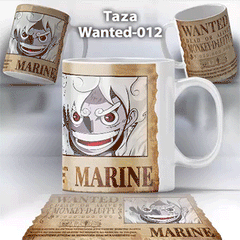 Taza Wanted-012 Anime One Piece Luffy