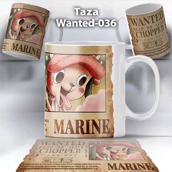 Taza Wanted-036 Anime One Piece Chopper