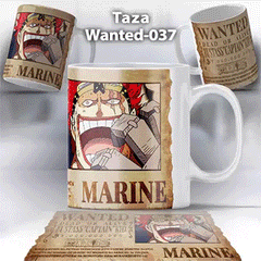 Taza Wanted-037 Anime One Piece Eustass Kid