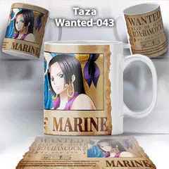 Taza Wanted-043 Anime One Piece Boa Hancock