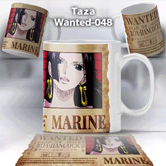 Taza Wanted-048 Anime One Piece Boa Hancock