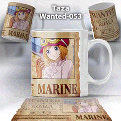 Taza Wanted-053 Anime One Piece Koala