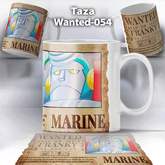 Taza Wanted-054 Anime One Piece Franky