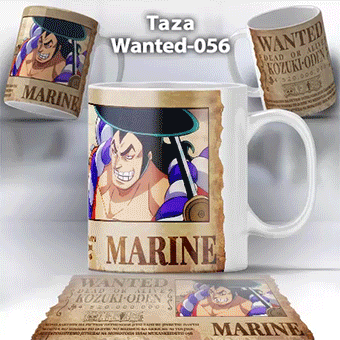 Taza Wanted-056 Anime One Piece Kozuki Oden