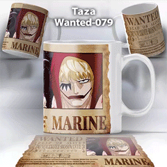 Taza Wanted-079 Anime One Piece Donquixote Rosinante
