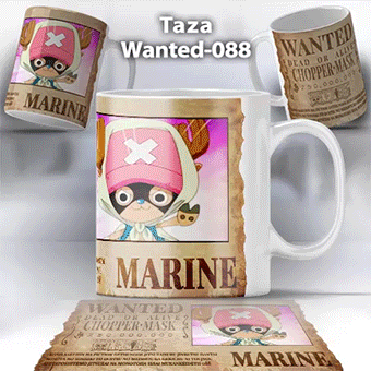 Taza Wanted-088 Anime One Piece Chopper