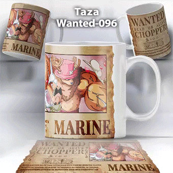 Taza Wanted-096 Anime One Piece Chopper