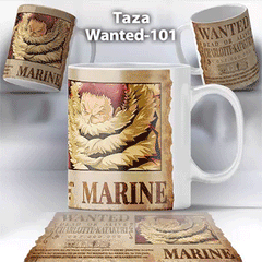 Taza Wanted-101 Anime One Piece Charlotte Katakuri